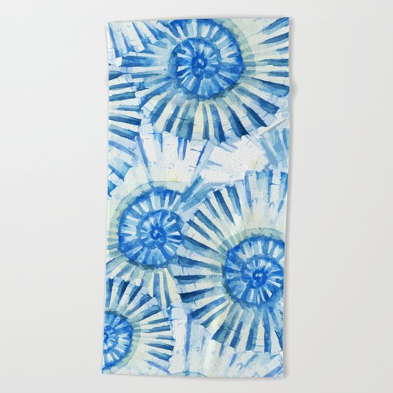 Sea Life Pattern 01 Beach Towel