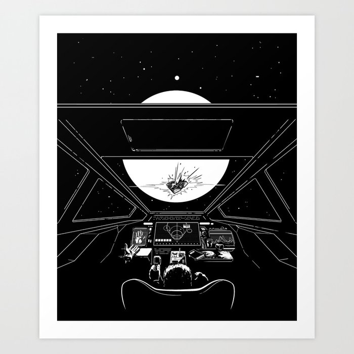 Space Race Art Print