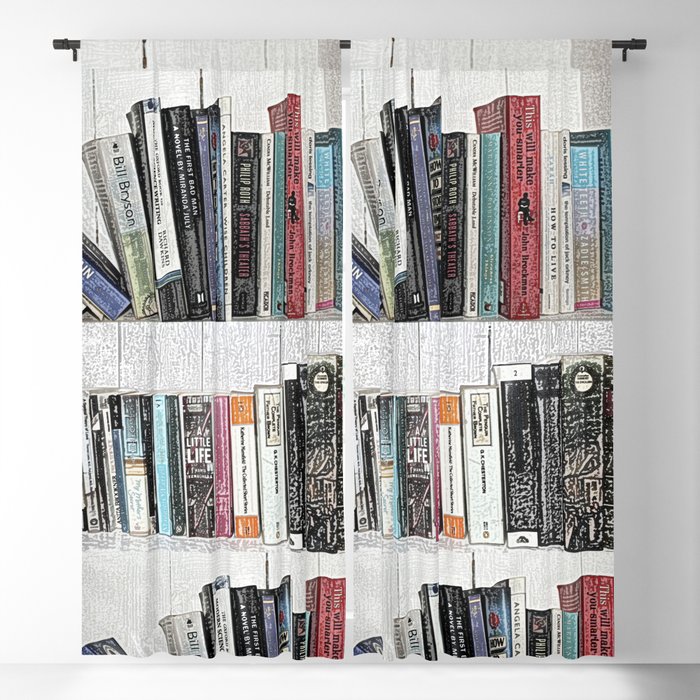 Book shelf love- we are what we read Blackout Curtain