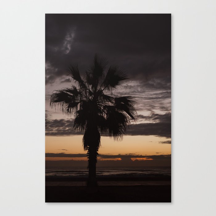 Yellow and blue sunrise | Valencia Spain travel photography | Warm and moody colored photo art print Art Print Canvas Print