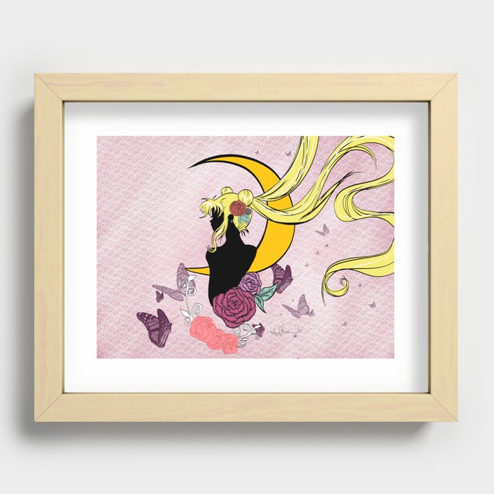 Sailor Moon Blossom Recessed Framed Print