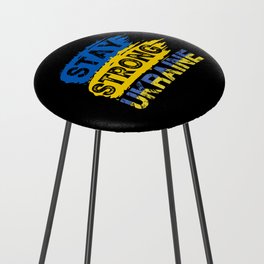 Stay Strong Ukraine Counter Stool