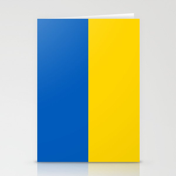 Ukrainian flag of Ukraine Stationery Cards