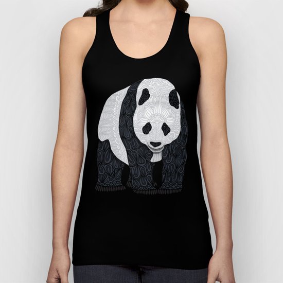 Papa Panda Unisex Tank Top