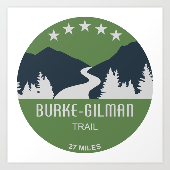 Burke-Gilman Trail Art Print