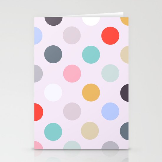 Polka Dots Stationery Cards