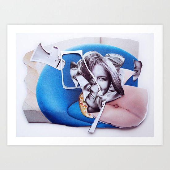 lollipop | Collage Art Print