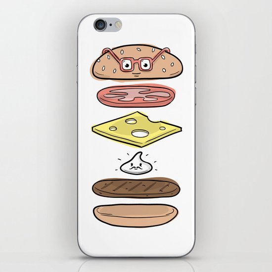 Friends Go Better Together 4/7 - Hamburger and Mayo iPhone & iPod Skin
