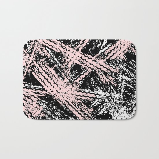 Desert Tracks Pink Bath Mat
