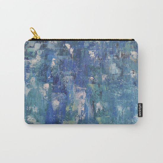 Abstract blue Carry-All Pouch