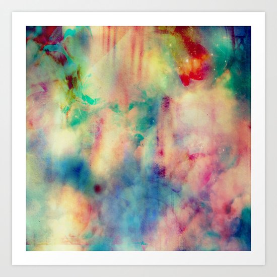 Fume Color Splash 06 Art Print
