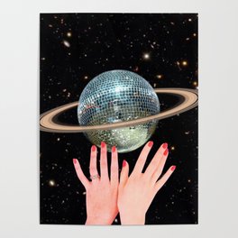 Saturn Disco Poster