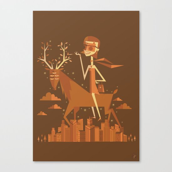 Summon the beast Canvas Print