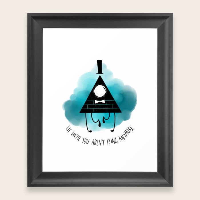 Liar Monster Snappy Dresser Framed Art Print By