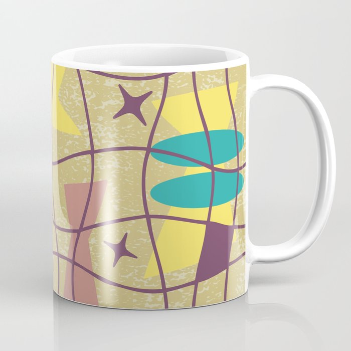Mid Century Modern Abstract Pattern 576 Coffee Mug