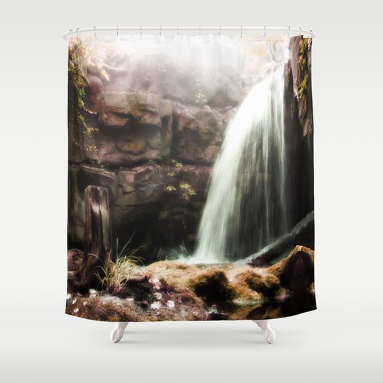 The Forgotten Cascades Shower Curtain