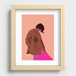 Pink Skirt Recessed Framed Print