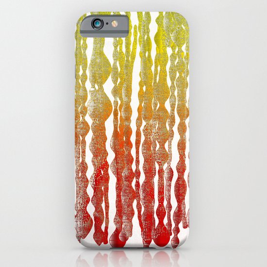 psychedelic stripes - red iPhone & iPod Case