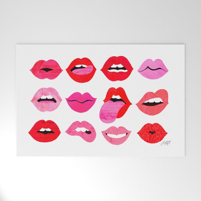 Lips of Love Welcome Mat