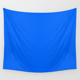 Unfinished ~ Bright Blue Wall Tapestry