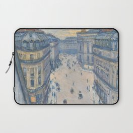 Gustave Caillebot - Rue Halevy, View from the Sixth Floor Laptop Sleeve