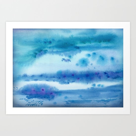 Nothing but Blue Skies Art Print