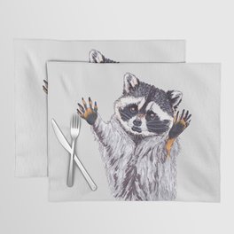 Playful Raccoon Ink & Marker Edition 2 Placemat