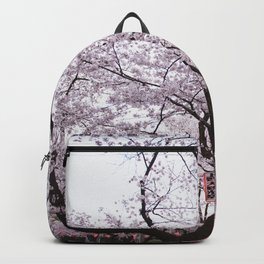 Cherry Blossoms in spring Backpack | Photo, Urban, Landscape, Digital, Adventure, Cherryblossoms, Japan, Color, Nature, Travel 