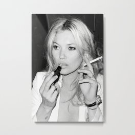 Kate Moss Lipstick , Home Décor, Stylish print, Fashion, Model, Print, gift for her, Metal Print