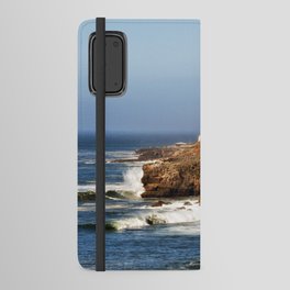 South Africa Photography - Strong Waves Hitting The Coastline Android Wallet Case