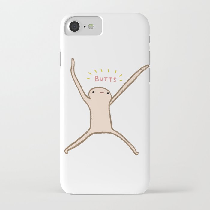 honest blob - butts iphone case