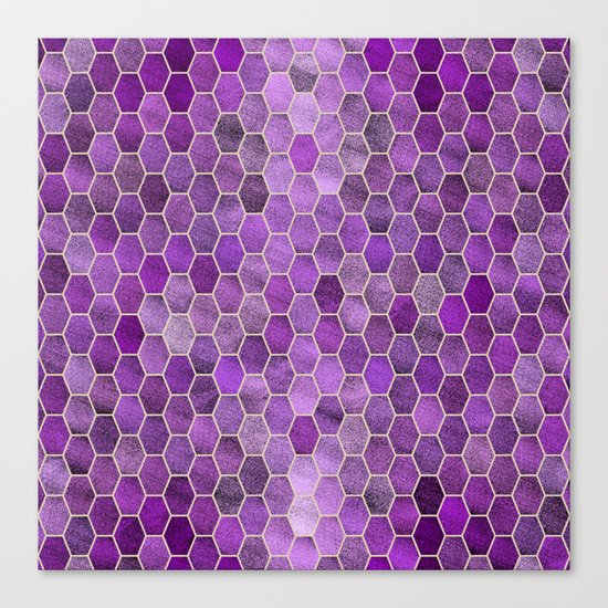 Glitter Tiles V Canvas Print