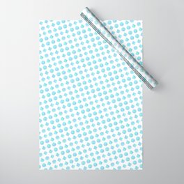 D&D Dice pattern - Light Blue Wrapping Paper