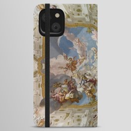 Renaissance Painting The Harmony between Religion and Science iPhone Wallet Case