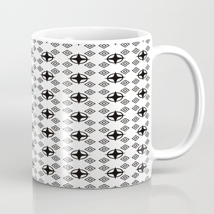 Diamond Stroke and Star-ring Coffee Mug