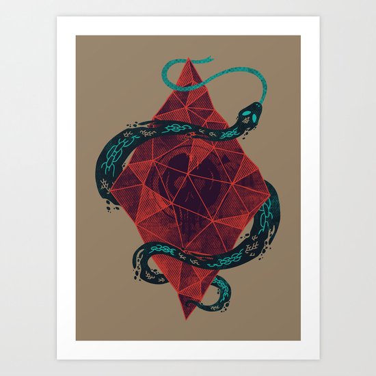 Mystic Cystal Art Print