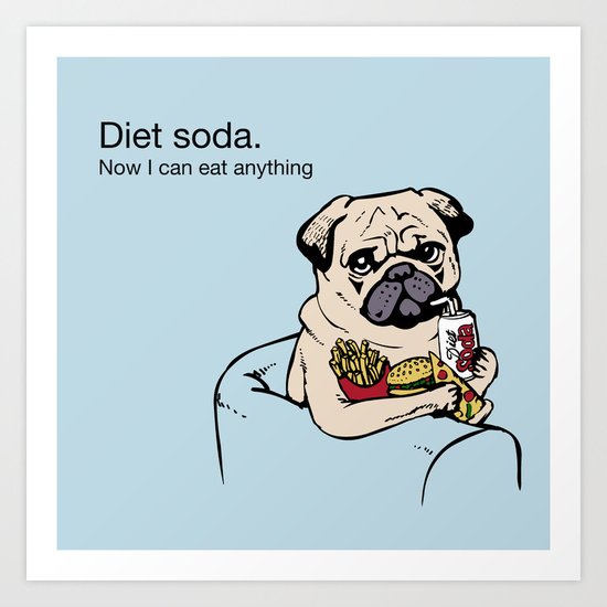 Diet Soda Art Print