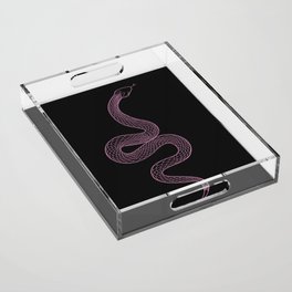 Tell Me - Snake Illustration Acrylic Tray