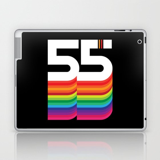 55 Years "birthday" Laptop & iPad Skin