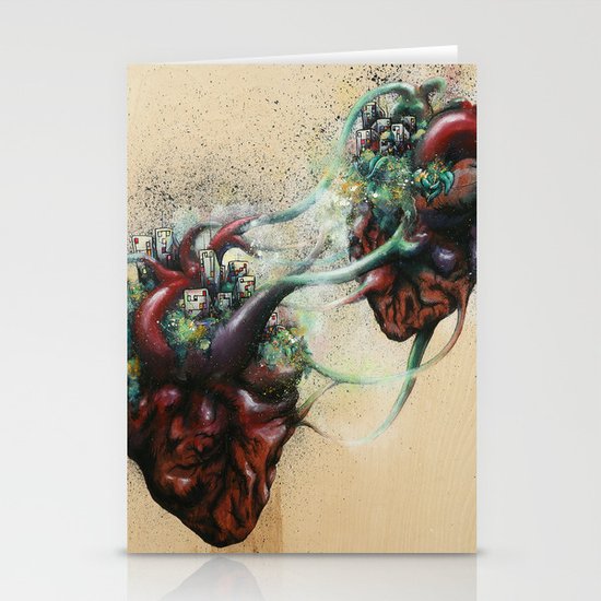 Arrested Vascular Fusion of Two Entities in Need Stationery Cards