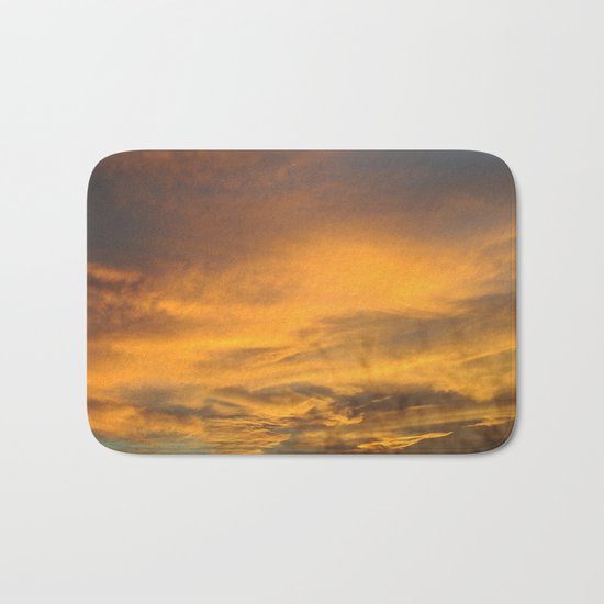 COME AWAY WITH ME - Autumn Sunset #2 #art #society6 Bath Mat