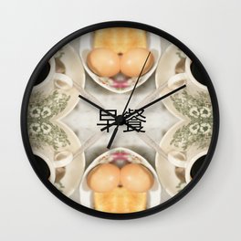 SINGAPORE FOOD 早餐 - BREAKFAST (HALF BOILED EGG,TOAST AND COFFEE BLACK) Wall Clock | Asia, Breakfast, Singapore, Eggs, Culture, Coffee, Photo, Food, Toast 