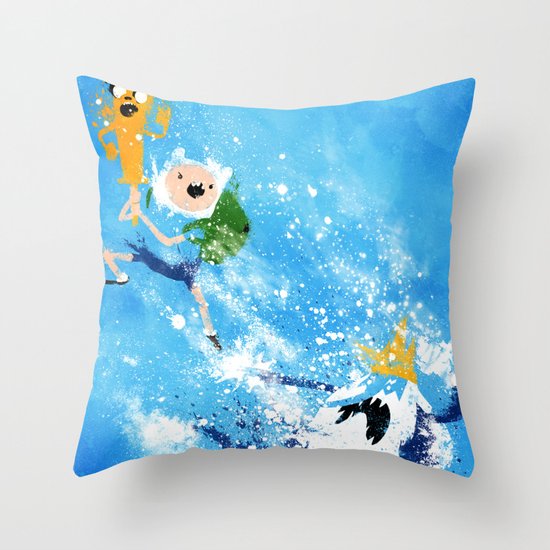 Battle Time!! Throw Pillow