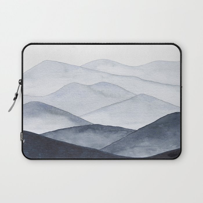 Watercolor Mountains Laptop Sleeve