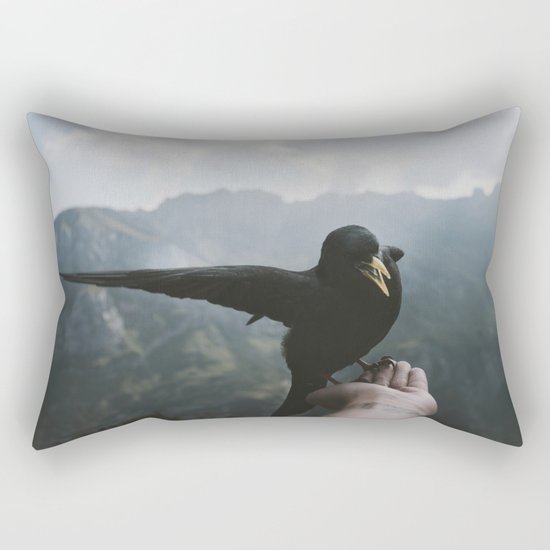 A wild Bird - landscape photography Rectangular Pillow