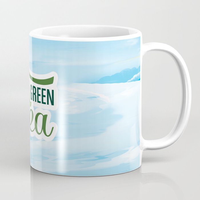 Green Tea Green Tea Poster Home Decoration Coffee Mug By