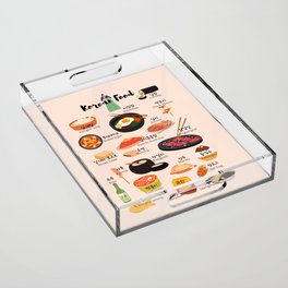 Korean Food Acrylic Tray
