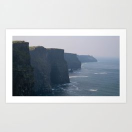 Irish Cliffs Art Print