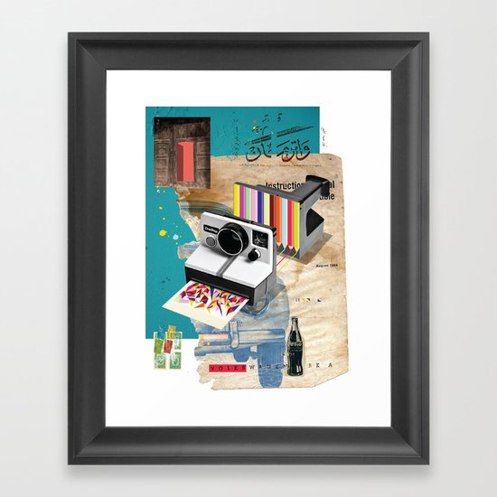 Colors In Progress Framed Art Print