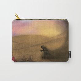 Lonely demon in the desert Carry-All Pouch | Digital, Nature 